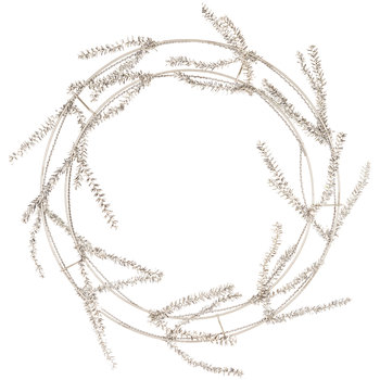 16 Silver Tinsel Work Wreath Hobby Lobby 913418 16 Silver Tinsel Work Wreath Hobby Lobby 913418